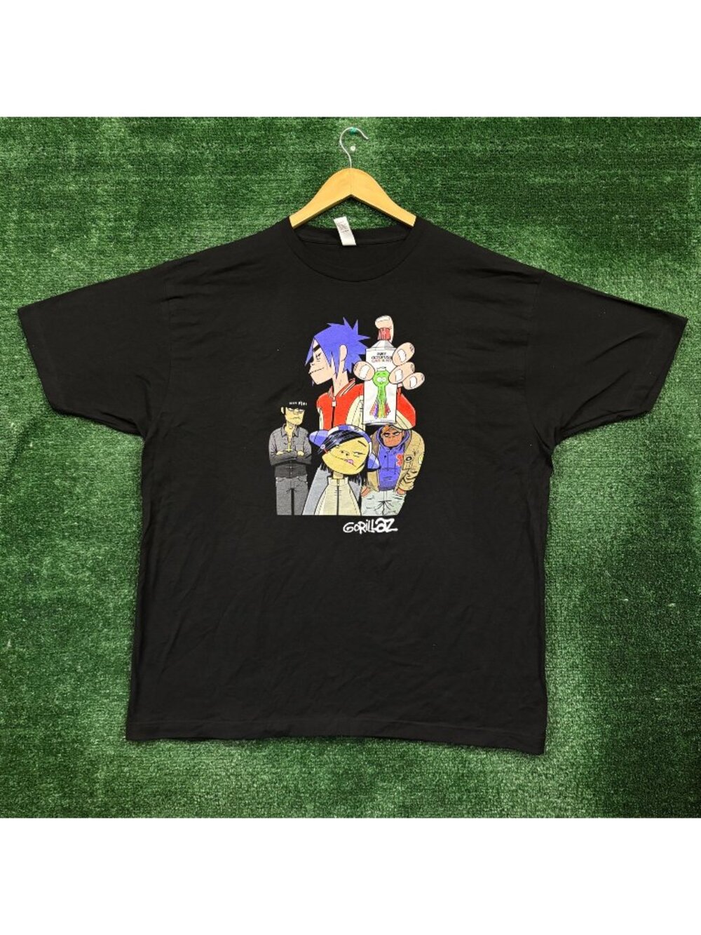 Gorillaz Inky Octopus Car paint T-Shirt Size XXL